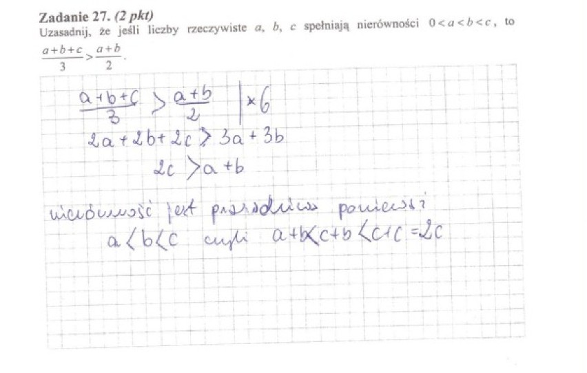 Matura z matematyki jest obowiązkowa po raz drugi....