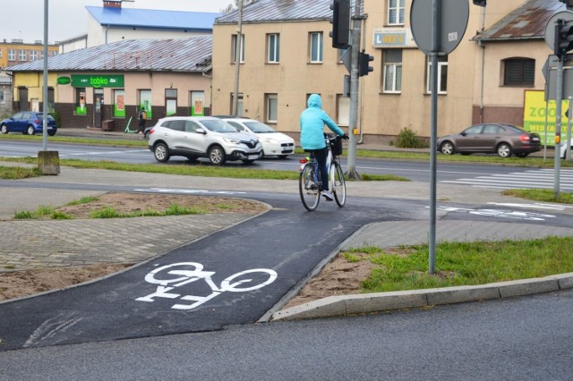 Nowa droga rowerowa przy ulicy Limanowskiego w Radomiu.