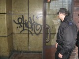 Wpadł 17-latek, który malował sprayem ściany dworca PKP w Gliwicach