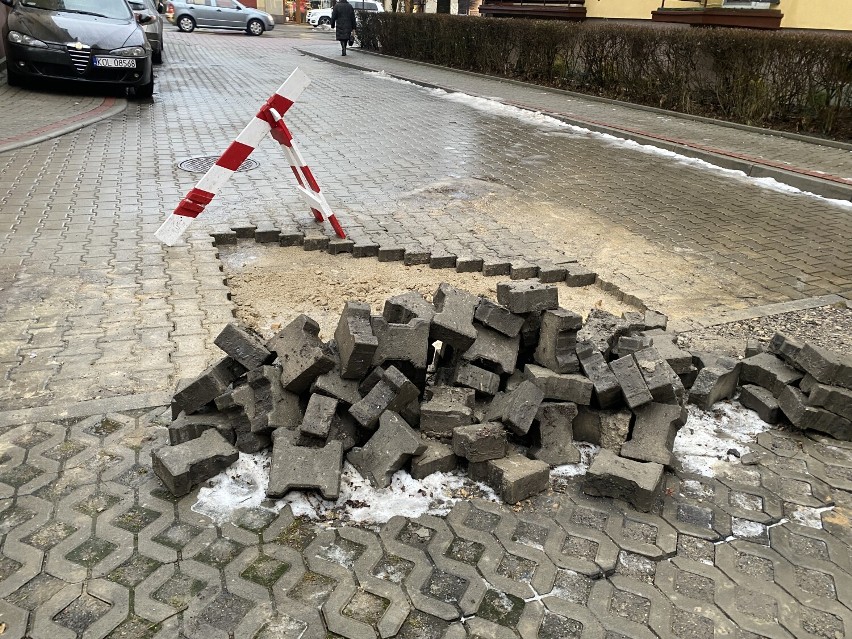 Problem dziury na Nullo w Olkuszu zażegnany