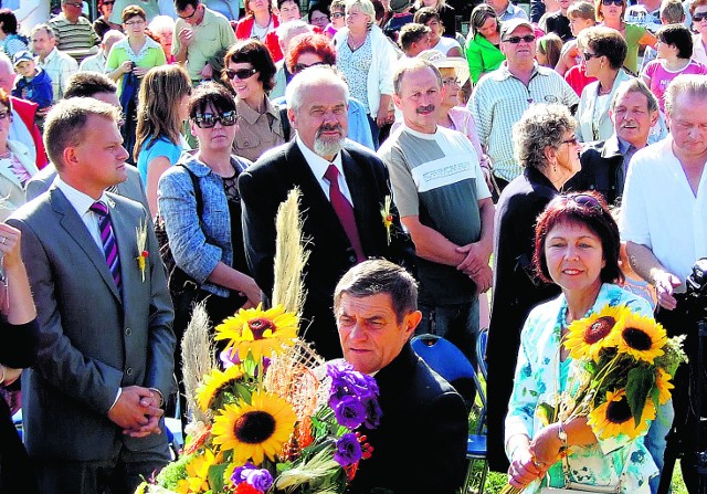 W tym roku o organizację dożynek zadbał Adam Miklaszewicz (pierwszy z lewej)