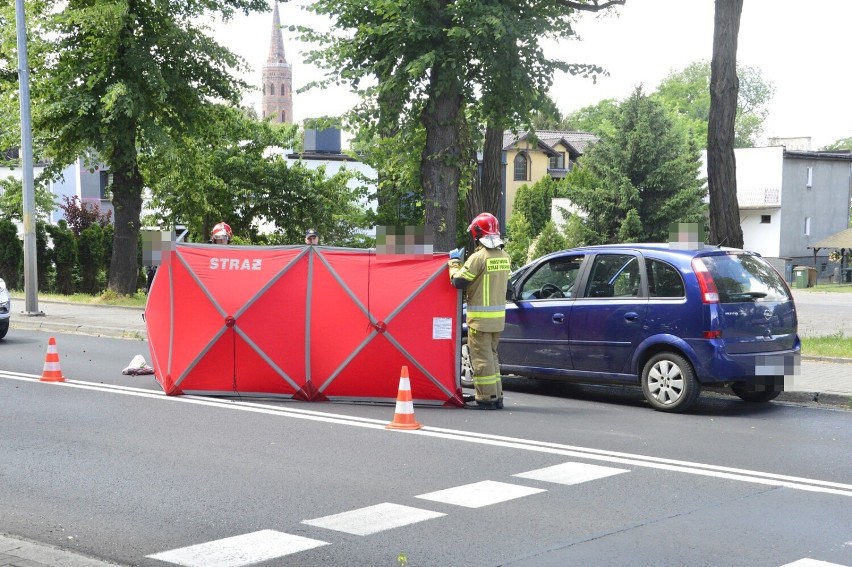 Wjechał w nią samochód