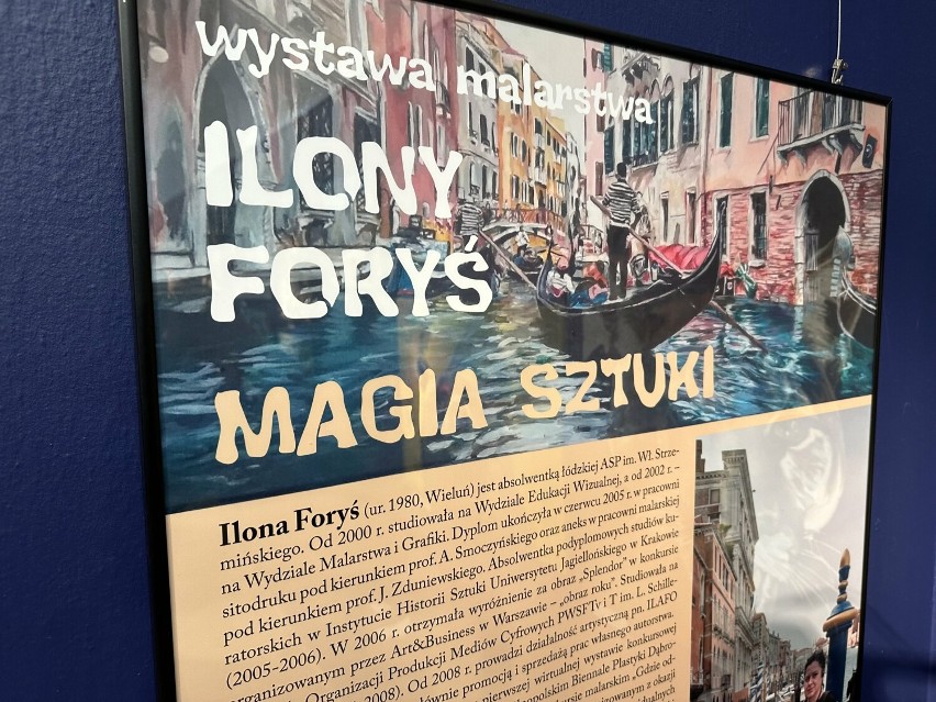 Wystawa malarstwa Ilony Foryś w Muzeum Ziemi Wieluńskiej 