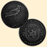 Nowa moneta z drapieżnym ptakiem wybita dla Słupska