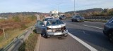 Kraków. Wypadek na A4. Zderzyły się dwa samochody