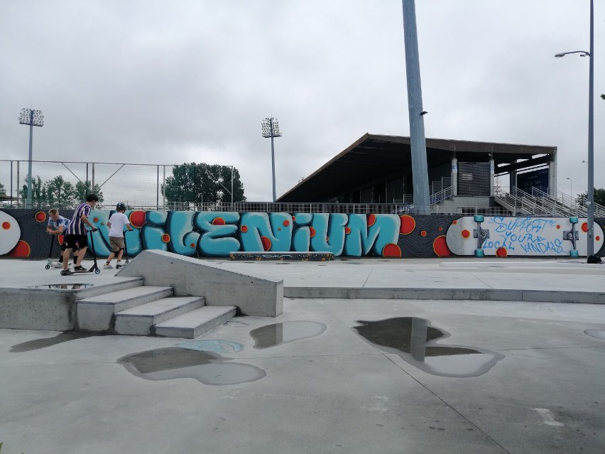 Skate Park w Kołobrzegu już prawie gotowy. Ktoś go już przetestował