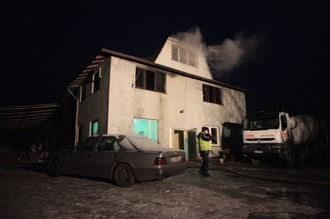 Pożar przy ul. Tabelowej w Łodzi. Jedna osoba nie żyje