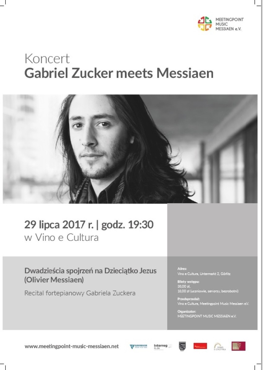 Koncert Gabriel Zucker meets Messiaen