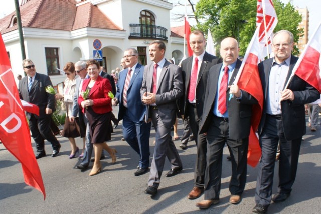 Pochód Pierwszomajowy w Koninie