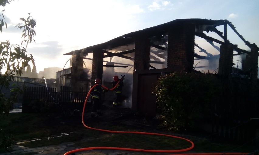 Pożar w Jejkowicach. Spłonęła stodoła