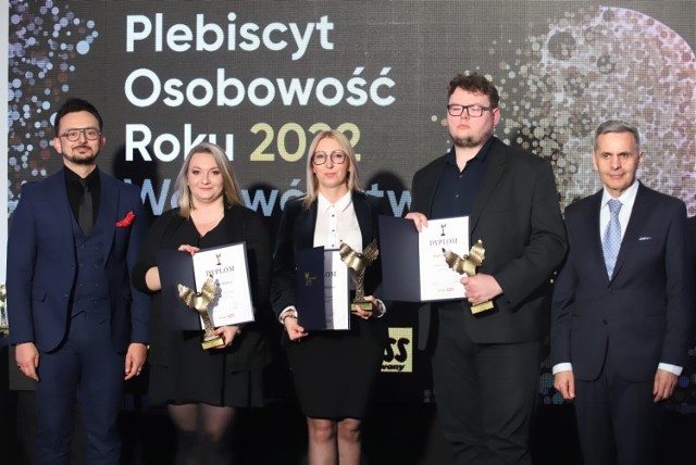 Osobowość Roku Radomsko 2022. Laureaci nagrodzeni podczas gali plebiscytu.