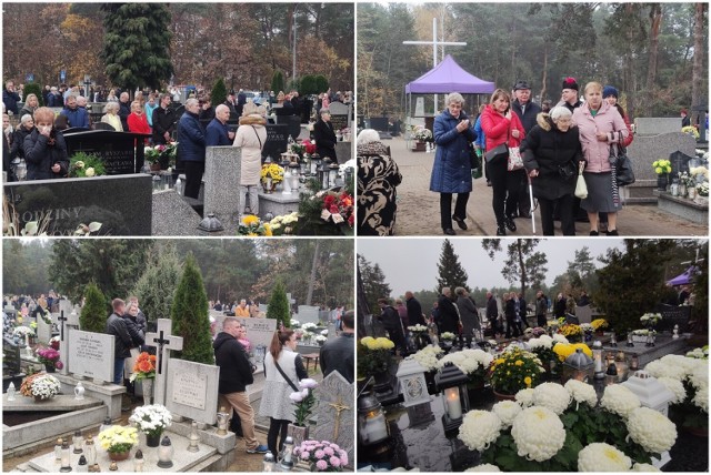 Wszystkich Świętych na cmentarzu we Włocławku-Michelinie, 1 listopada 2022 roku.