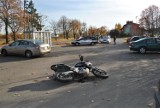 Wypadek z udziałem motocyklisty na Paprockiej