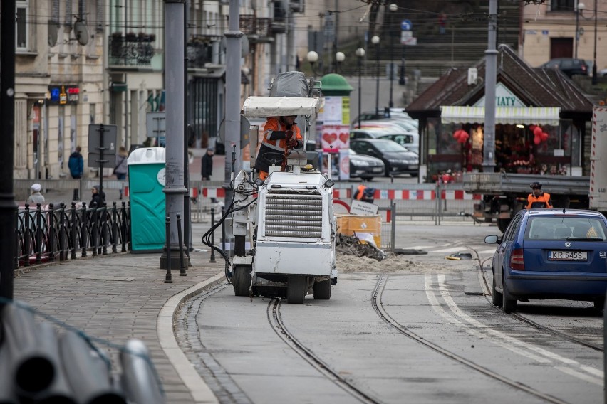 Kraków. W poniedziałek tramwaje wracają na ulicę Kalwaryjską [ZDJĘCIA]