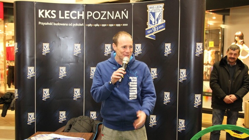 Piłkarz Lecha Poznań - Piotr Reiss w Pile