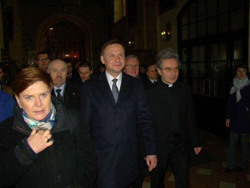 Andrzej Duda modlił się m.in. w Kaplicy Świętej Rodziny...