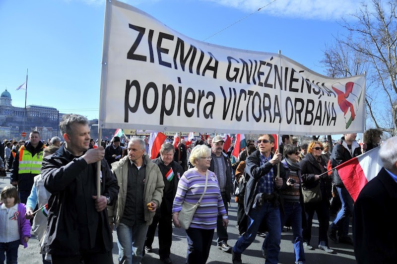 Ziemia Gnieźnieńska na Węgrzech. Wyrażali swoje poparcie dla Orbana