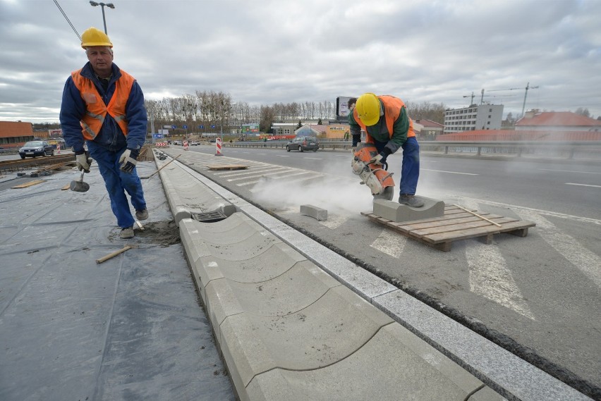 Budowa linii tramwajowej na Morenę (4.04.2014)