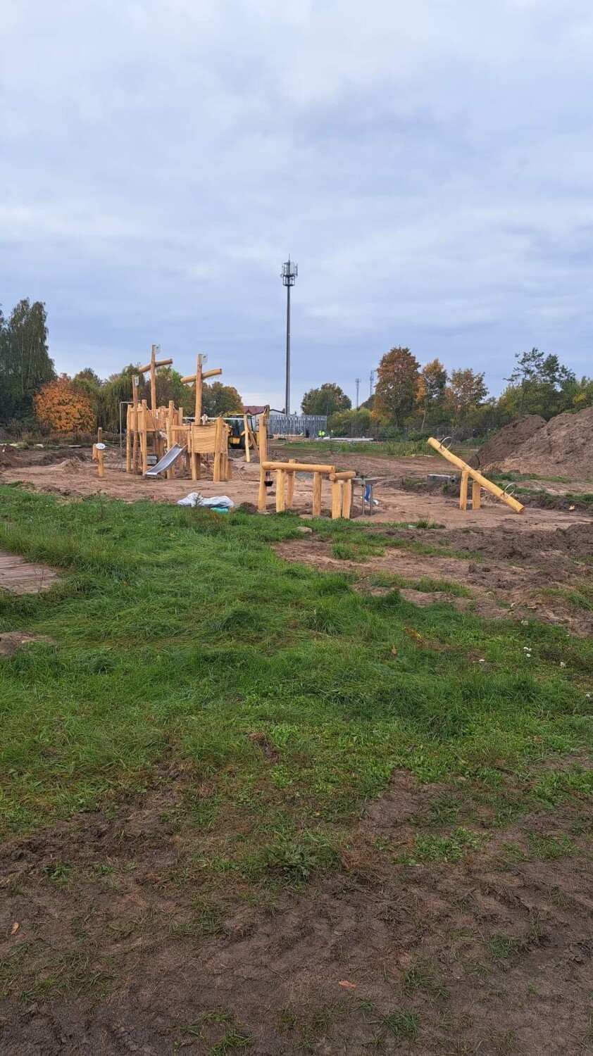 Budowa Parku Św. Huberta w Mieścisku. Powstaje miejsce wypoczynku dla całych rodzin