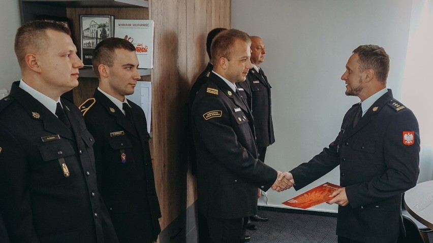 Hajnowscy strażacy otrzymali awanse i nowe obowiązki