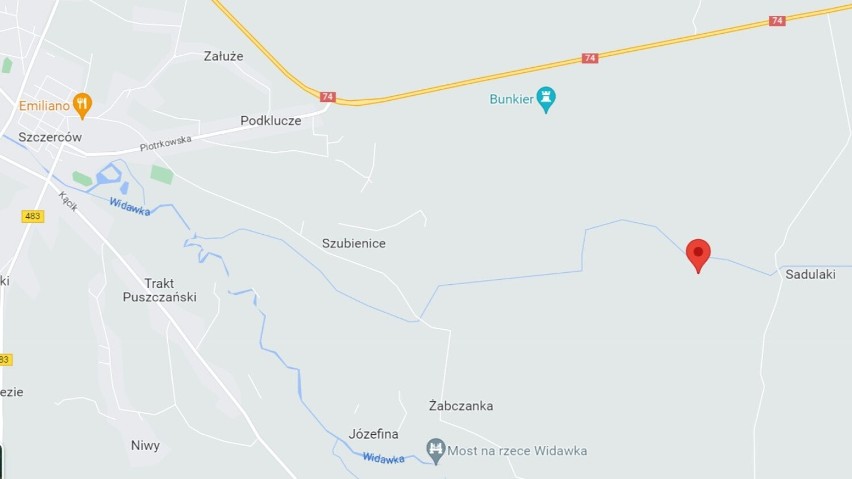 Wieś Chmielowiec położona jest w gminie Kluki, nad rzeką...