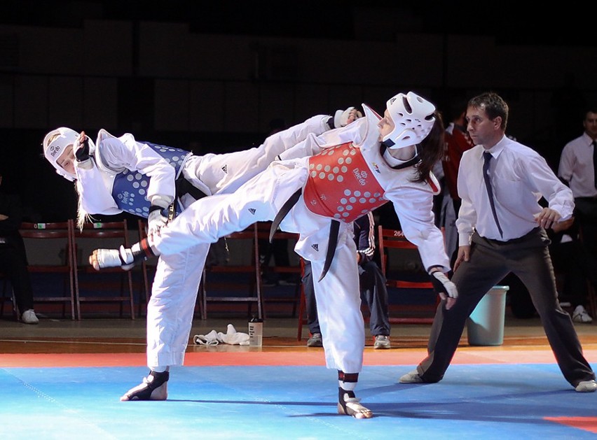 Mistrzostwa Polski seniorów w taekwondo olimpijskim w Olsztynie [zdjęcia - część 1.]