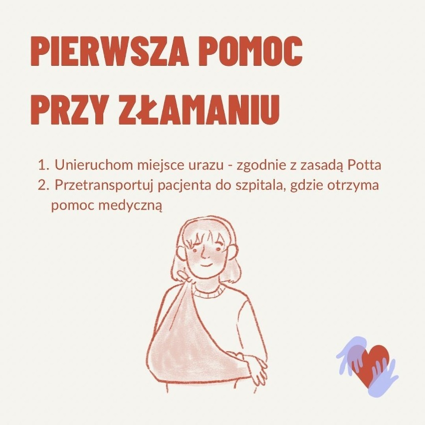 "Ręka na pulsie" czyli niezbędna wiedza o pierwszej pomocy w pigułce. Popularyzatorami projektu są licealiści z Krakowa