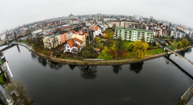 Widok na inwestycję River Tower w Bydgoszczy