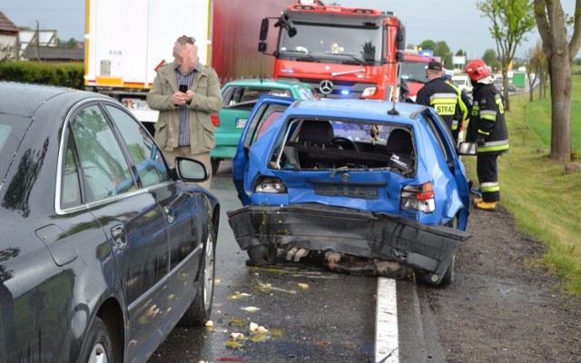 16  maja  doszło do wypadku na krajowej "20" w Borczu.  Sześć osób doznało obrażeń.