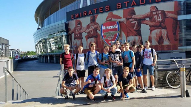 Gimnazjaliści odwiedzili m.in. stadion Arsenalu Londyn