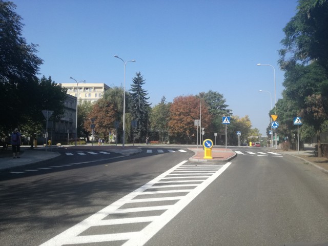 Zakończyła się przebudowa skrzyżowania  ulic Misjonarzy Oblatów i Sokolskiej w Koszutce