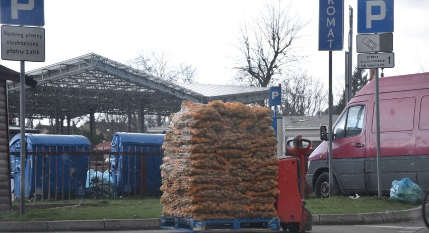 Oświęcim. Sprzedaż ziemniaków