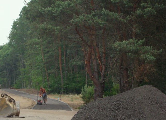 Budowa ścieżki rowerowej Leszno - Rydzyna