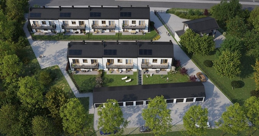 Budowa osiedla Nowa Wietrznia w Kielcach ruszyła. Powstaną mieszkania w zabudowie szeregowej. Zobacz wizualizacje