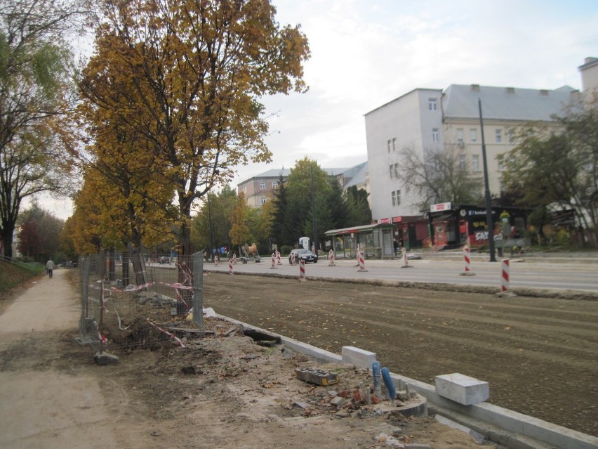 W trakcie remontu  Al. Racławickich uszkodzono drzewa. Upomniano wykonawcę przebudowy drogi