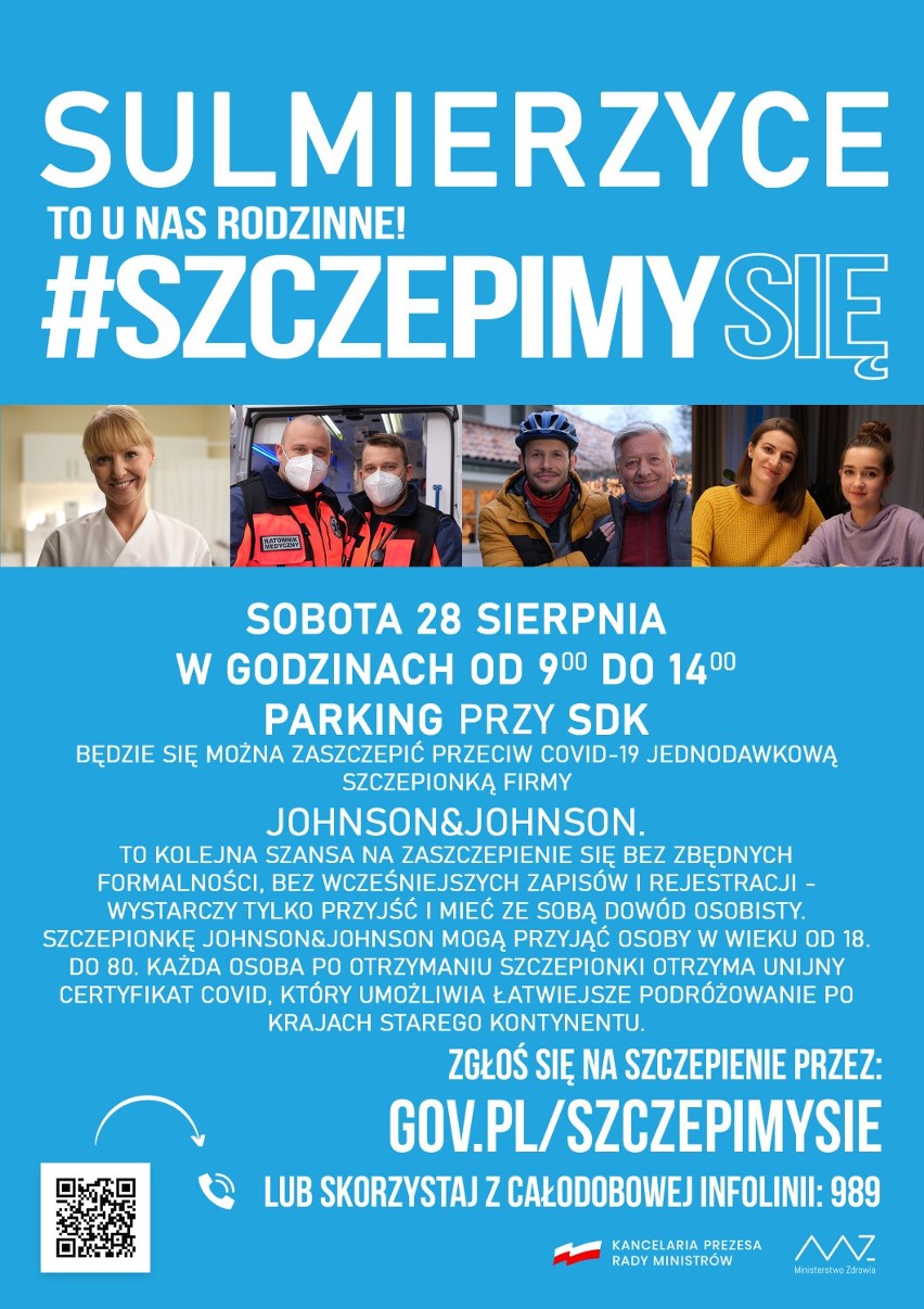 Sulmierzyce: Mobilny punkt szczepień w tym mieście już 28 sierpnia!!!