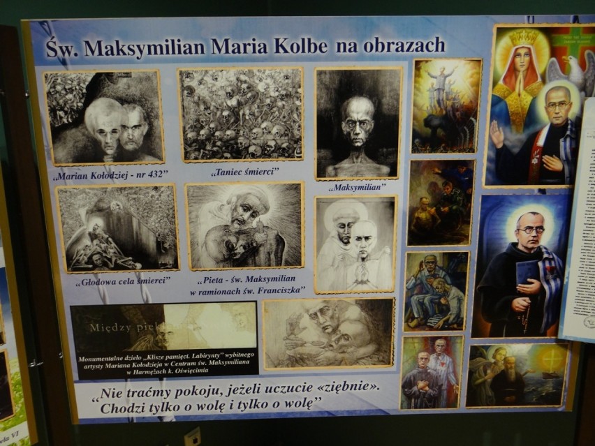 Wystawa "Święty Maksymilian Maria Kolbe i Jego dzieła"