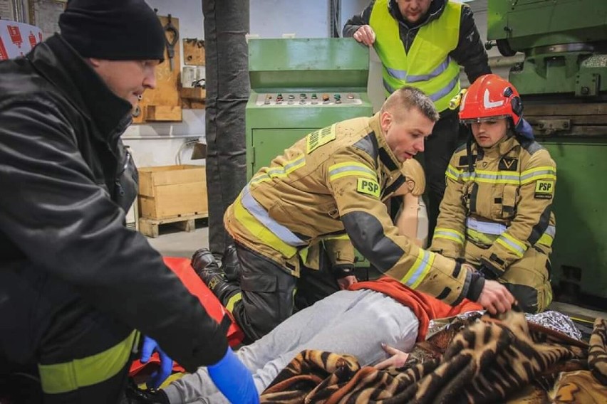 Strażacy ze Zduńskiej Woli na ćwiczeniach "Szron" w Karpaczu