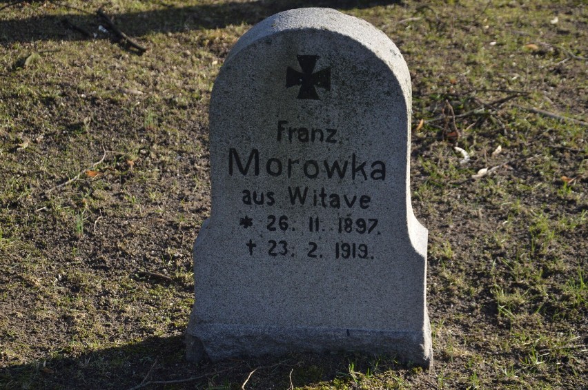 Kwatera z czasów I wojny światowej na cmentarzu komunalnym w...