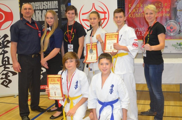 Start wąbrzeskich karateków w zawodach zakończył się sukcesem.