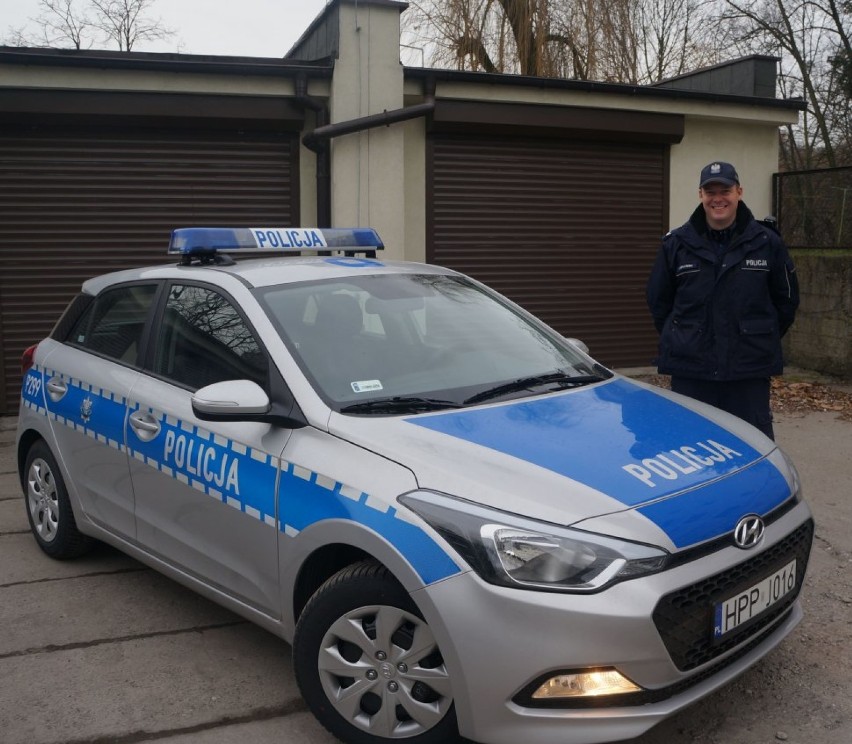 Policjanci z Jastrzębia mają nowy radiowóz. Nowy hyundai będzie patrolować ulice - ZDJĘCIA