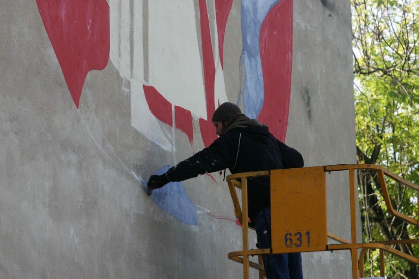 Powstaje nowy mural w Legnicy