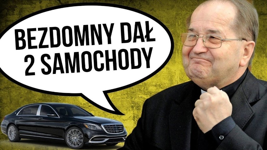 Maybach ojca Rydzyka... w prezencie od bezdomnego [MEMY]