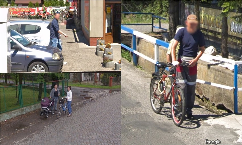 Podlegnickie wsie w Google Street View