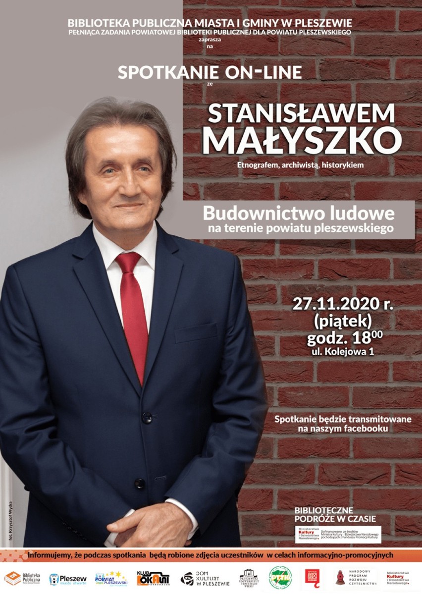 Stanisław Małyszko opowie dziś w bibliotece o budownictwie ludowym w powiecie pleszewskim. Wykład zobaczymy online