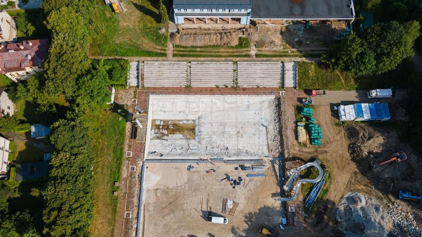 Panorama po niezbędnych pracach demontażowych....