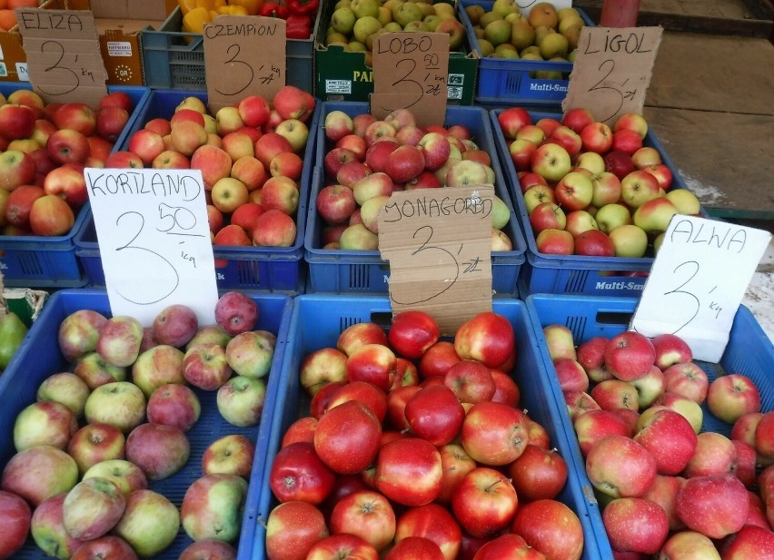 Za kilogram jabłek trzeba było zapłacić 3-3,50