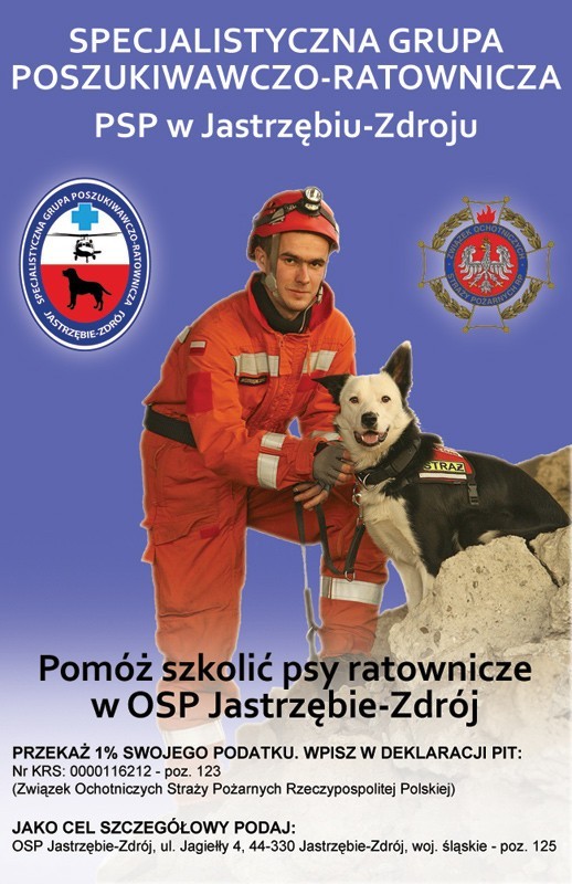 Na zdjęciu: Przewodnik Andrzej Szpilarewicz i jego border collie imieniem Max.