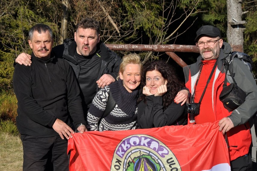 PTTK Jastrzębie Krokus na wycieczce w Beskidzie Śląskim.