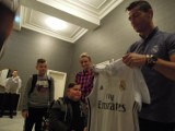 Chory chłopiec z Pomorza spotkał się z Cristiano Ronaldo [ZDJĘCIA]